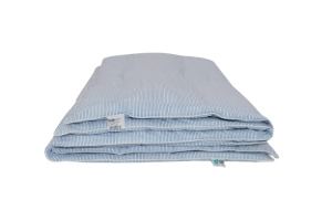 Letnia Kołdra Puchowa White & Blue 155x200 cm