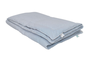 Letnia Kołdra Puchowa White & Blue 200x200 cm