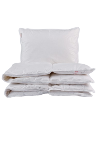 Zestaw Dziecięcy Puchowy Kołdra 135/100 cm + Poduszka 40/60 cm